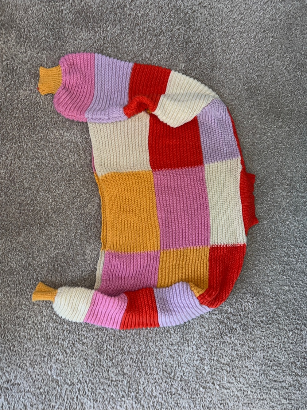 Colorblock Knit Sweater - Multicolor - Picture 2 of 2